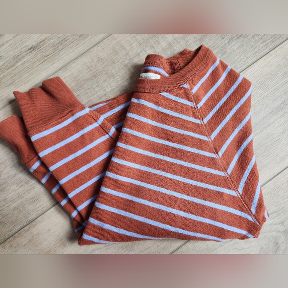 Madewell Luxe Raglan Sweatshirt Womens Size S - Picture 2 of 9